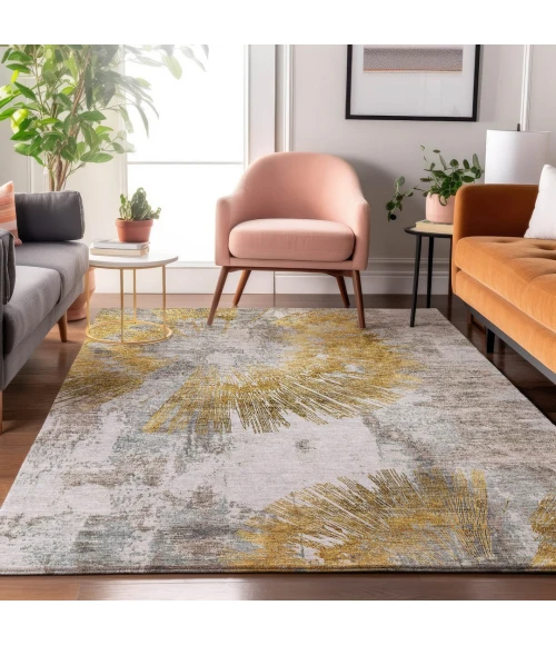 Addison Mayfield Gold AMF773 8ft. x 10ft. Rect. Rug