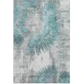 Addison Mayfield Teal AMF773 - 8ft. Round Rug