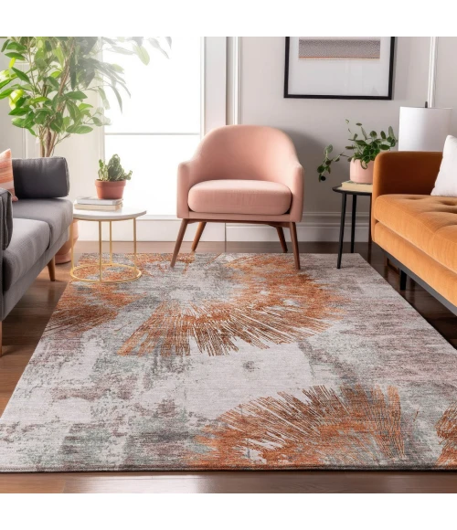 Addison Mayfield Orange AMF773 5ft. x 7ft. 6in. Rect. Rug