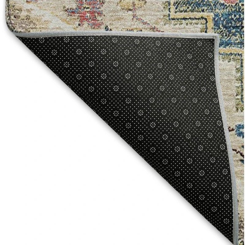 Addison Mayfield Blue AMF774 - 8ft. Round Rug