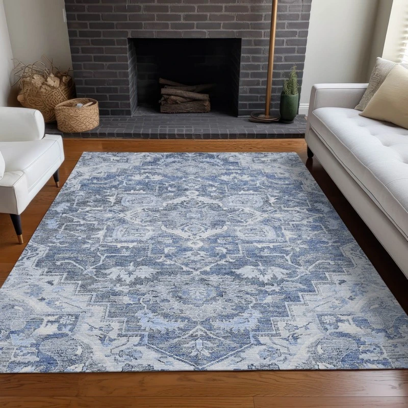 Addison Mayfield Blue AMF774 2ft. 3in. x 7ft. 6in. Rect. Rug