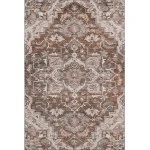 Addison Mayfield Orange AMF774 - 8ft. Round Rug