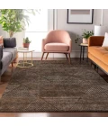 Addison Mayfield Brown AMF777 - 8ft. Round Rug