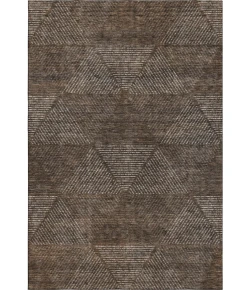Addison Mayfield Brown AMF777 - 8ft. Round Rug