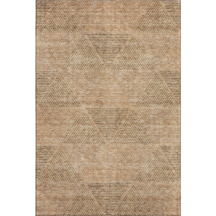 Addison Mayfield Orange AMF777 - 8ft. Round Rug