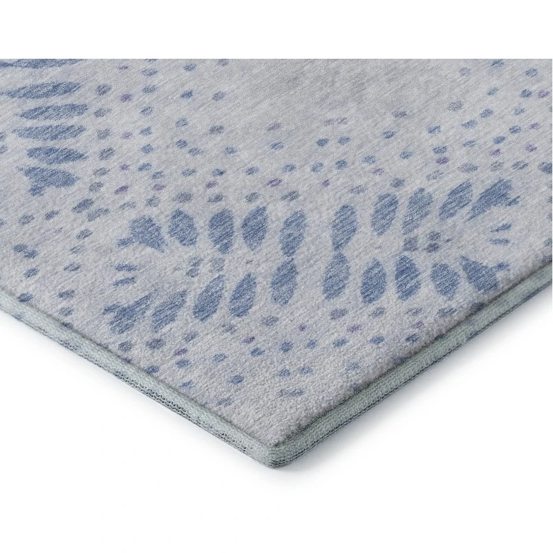 Addison Mayfield Blue AMF778 - 8ft. Round Rug