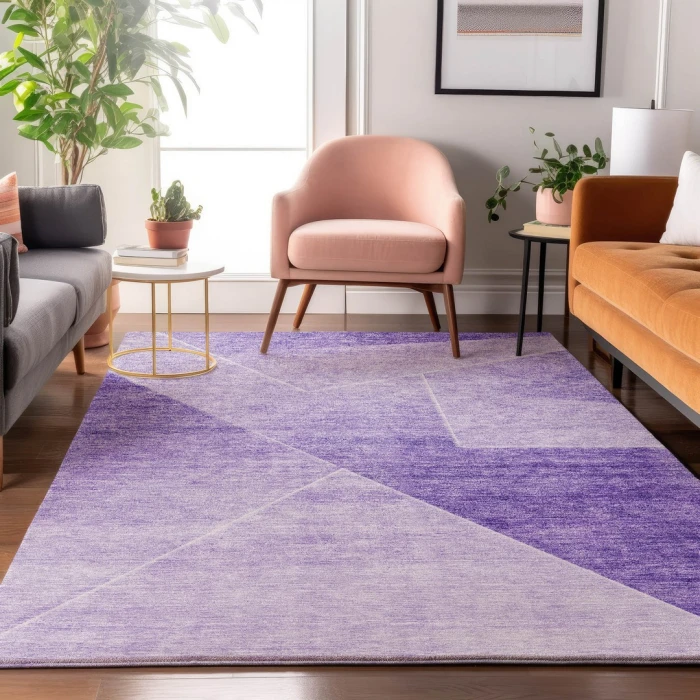 Addison Mayfield Purple AMF779 2ft. 3in. x 7ft. 6in. Rect. Rug