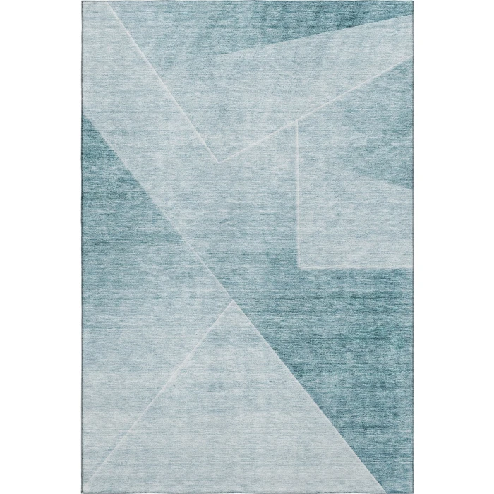 Addison Mayfield Teal AMF779 - 8ft. Round Rug