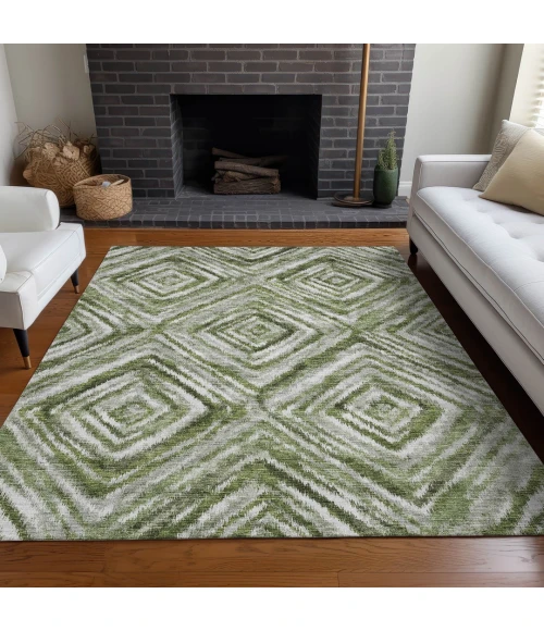 Addison Mayfield Green AMF781 8ft. x 10ft. Rect. Rug