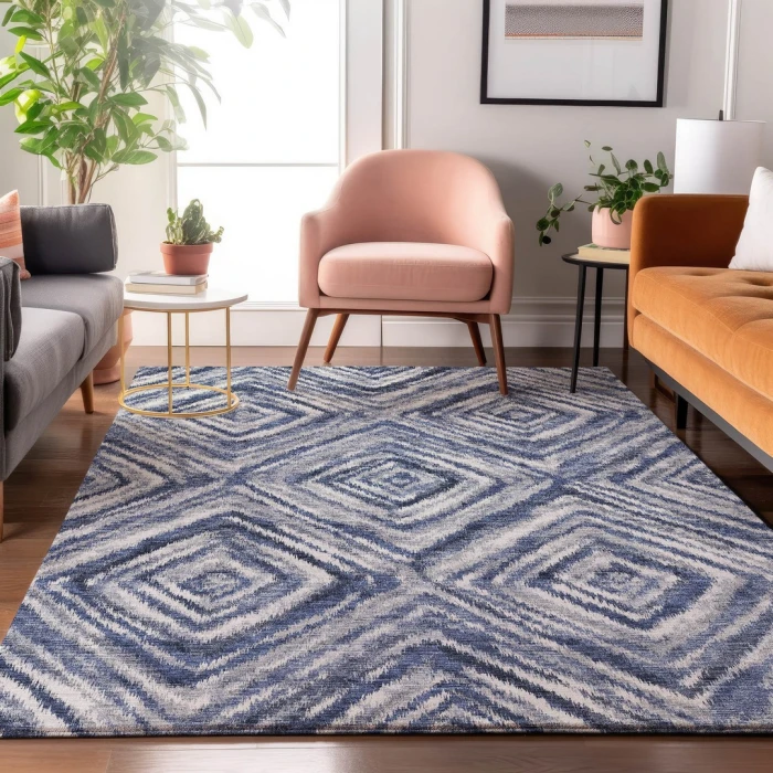 Addison Mayfield Blue AMF781 8ft. x 10ft. Rect. Rug