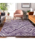 Addison Mayfield Purple AMF781 2ft. 3in. x 7ft. 6in. Rect. Rug