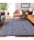 Addison Mayfield Blue AMF783 - 8ft. Round Rug