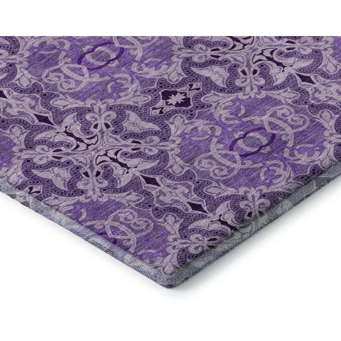 Addison Mayfield Purple AMF783 2ft. 3in. x 7ft. 6in. Rect. Rug