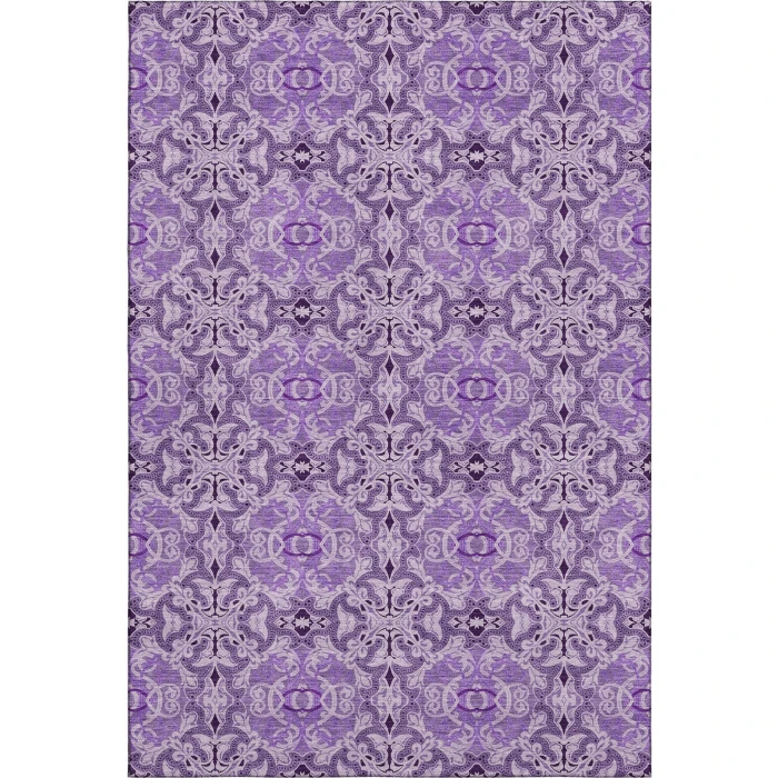Addison Mayfield Purple AMF783 2ft. 3in. x 7ft. 6in. Rect. Rug