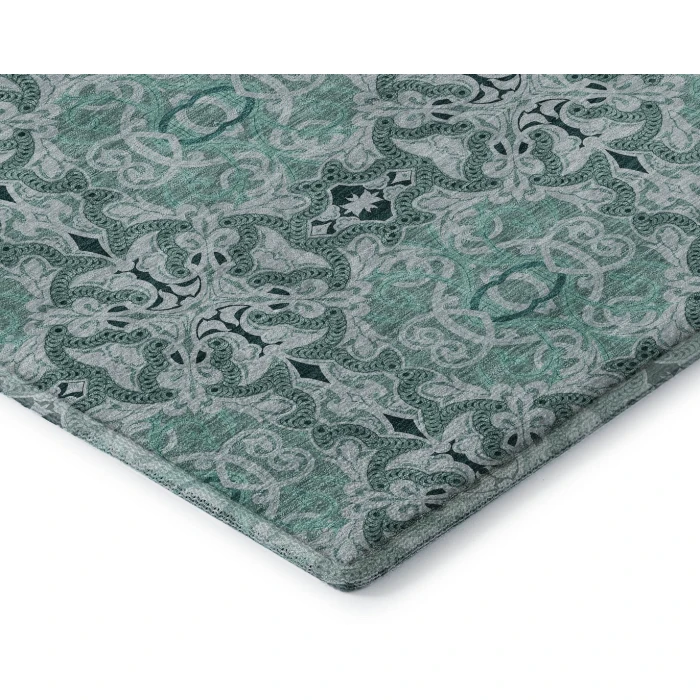 Addison Mayfield Teal AMF783 8ft. x 10ft. Rect. Rug