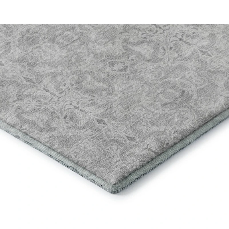 Addison Mayfield Gray AMF784 - 8ft. Round Rug