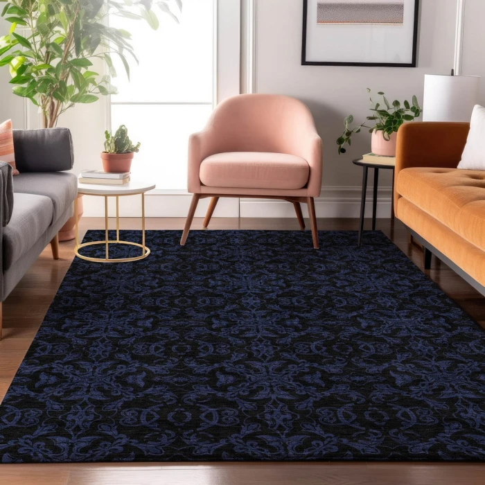 Addison Mayfield Blue AMF785 5ft. x 7ft. 6in. Rect. Rug