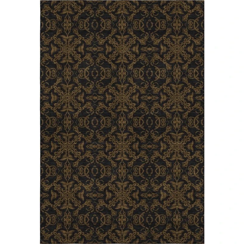 Addison Mayfield Brown AMF785 - 8ft. Round Rug