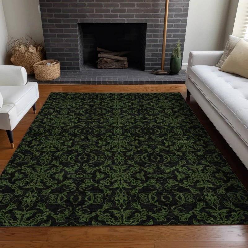 Addison Mayfield Green AMF785 - 8ft. Round Rug