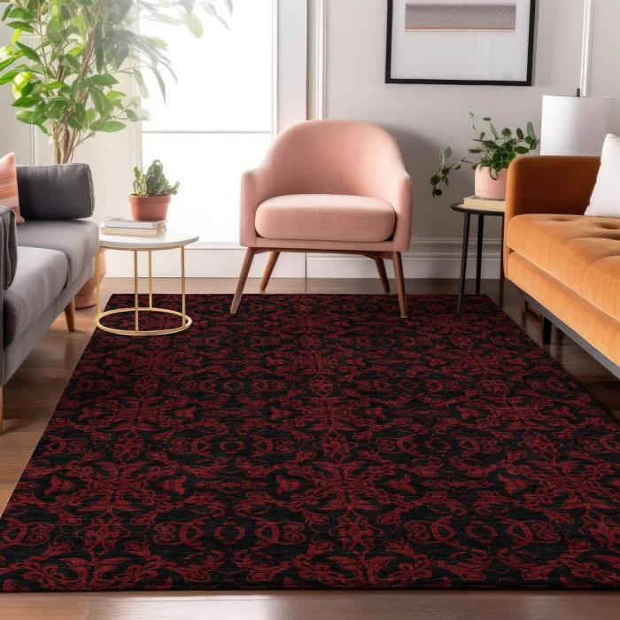 Addison Mayfield Red AMF785 2ft. 3in. x 7ft. 6in. Rect. Rug