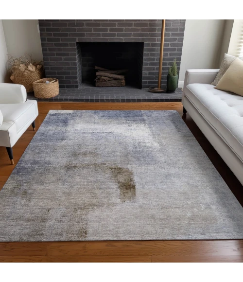 Addison Mayfield Blue AMF787 8ft. x 10ft. Rect. Rug