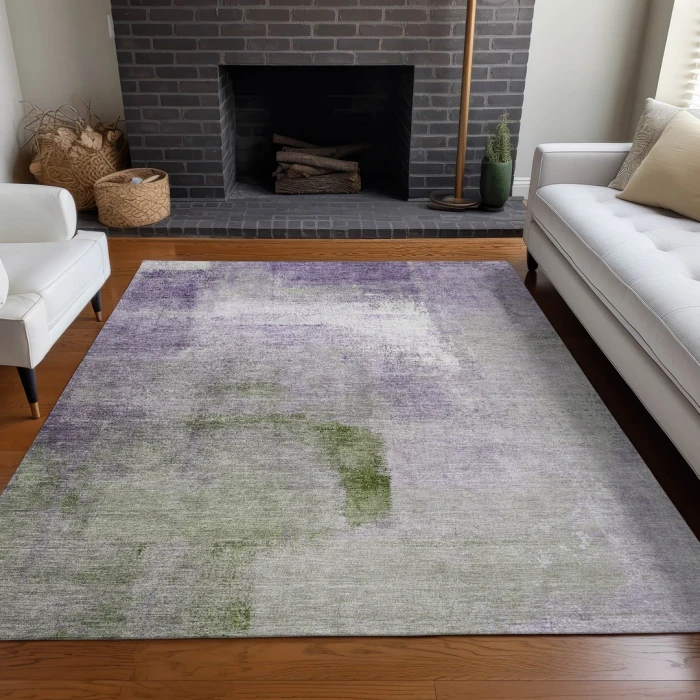 Addison Mayfield Purple AMF787 9ft. x 12ft. Rect. Rug