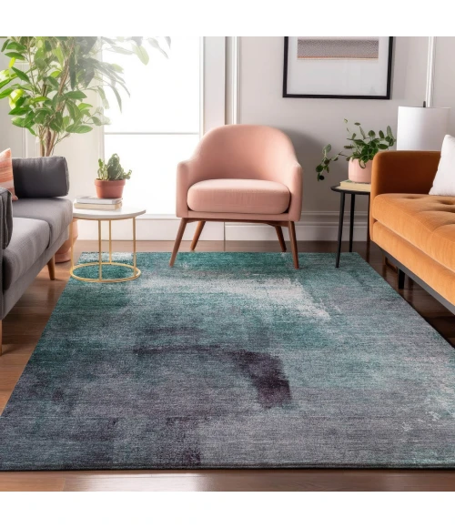 Addison Mayfield Teal AMF787 8ft. x 10ft. Rect. Rug