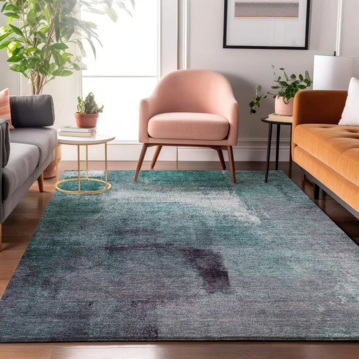 Addison Mayfield Teal AMF787 9ft. x 12ft. Rect. Rug