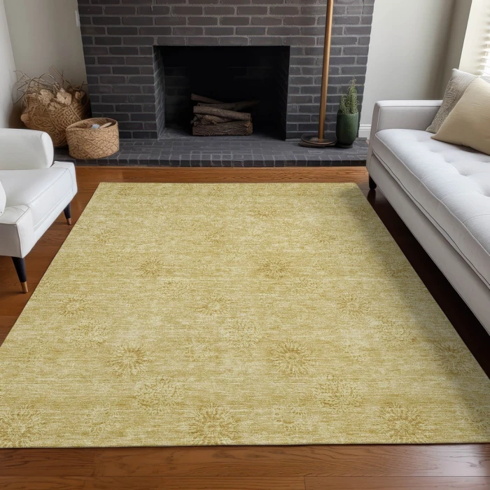 Addison Mayfield Gold AMF789 2ft. 3in. x 7ft. 6in. Rect. Rug
