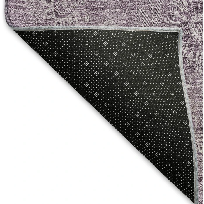 Addison Mayfield Purple AMF789 - 8ft. Round Rug