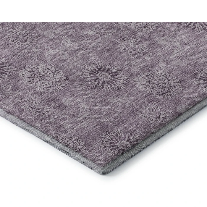 Addison Mayfield Purple AMF789 - 8ft. Round Rug
