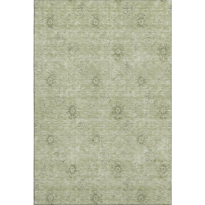 Addison Mayfield Green AMF789 - 8ft. Round Rug