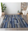 Addison Mayfield Blue AMF78 - 8ft. Round Rug