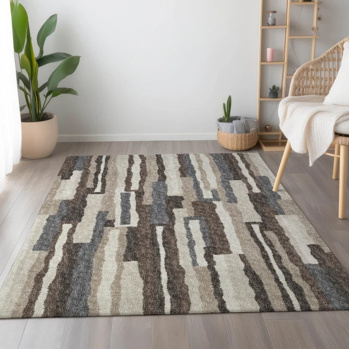 Addison Mayfield Brown AMF78 2ft. 3in. x 7ft. 6in. Rect. Rug