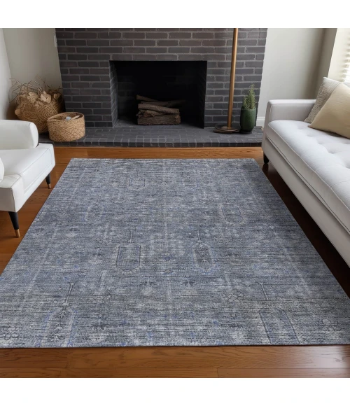 Addison Mayfield Blue AMF790 9ft. x 12ft. Rect. Rug