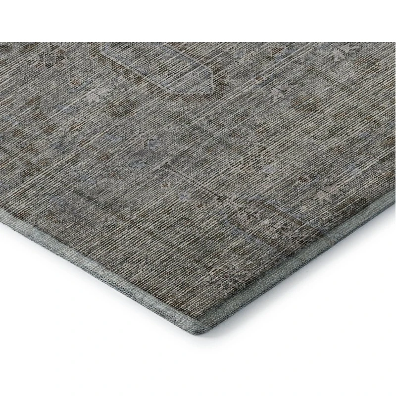 Addison Mayfield Gray AMF790 - 8ft. Round Rug