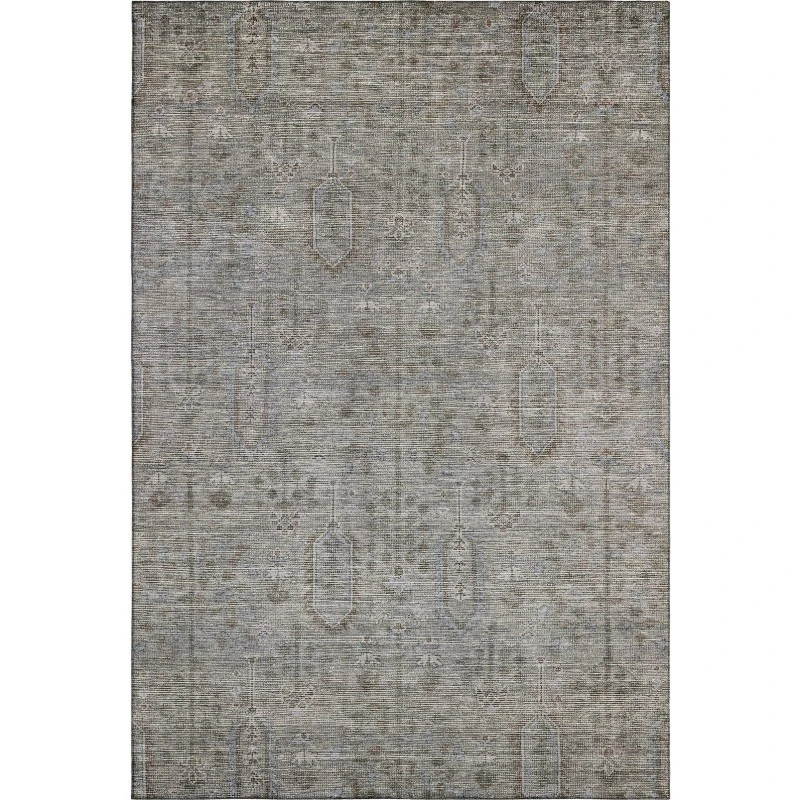 Addison Mayfield Gray AMF790 - 8ft. Round Rug