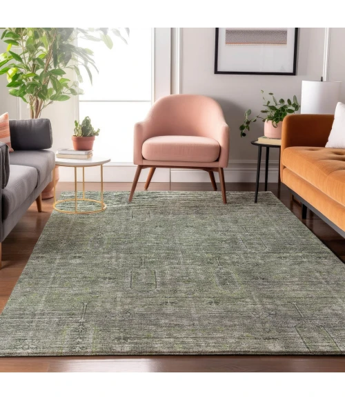 Addison Mayfield Green AMF790 8ft. x 10ft. Rect. Rug