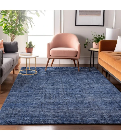 Addison Mayfield Blue AMF790 8ft. x 10ft. Rect. Rug