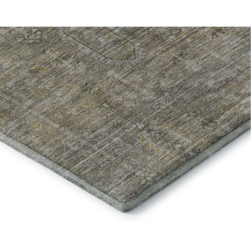 Addison Mayfield Brown AMF790 - 8ft. Round Rug