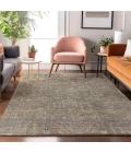 Addison Mayfield Brown AMF790 - 8ft. Round Rug