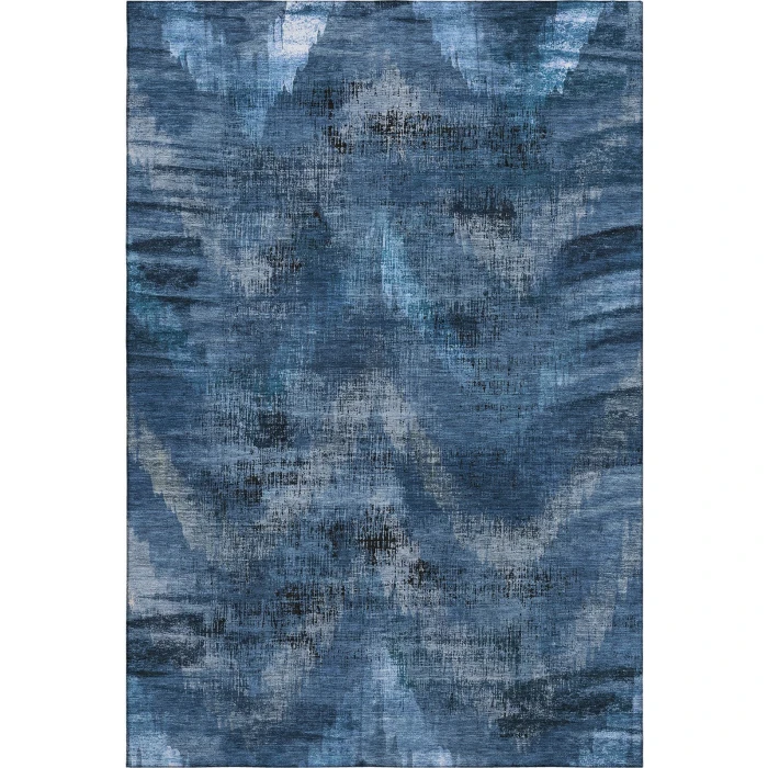 Addison Mayfield Blue AMF792 - 8ft. Round Rug