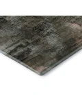 Addison Mayfield Brown AMF792 - 8ft. Round Rug