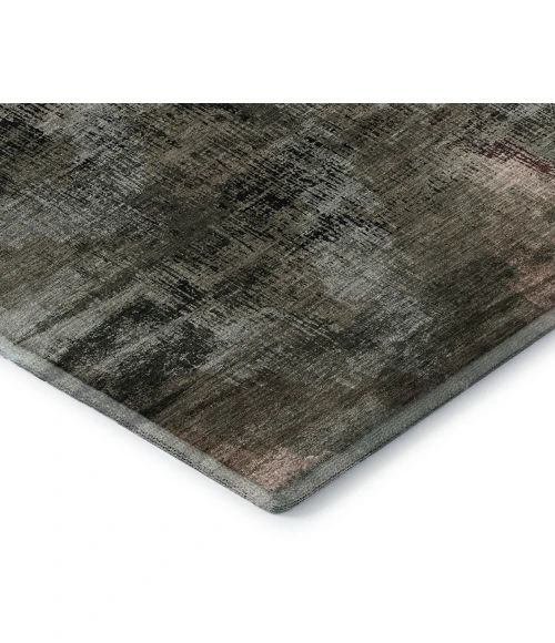 Addison Mayfield Brown AMF792 - 8ft. Round Rug