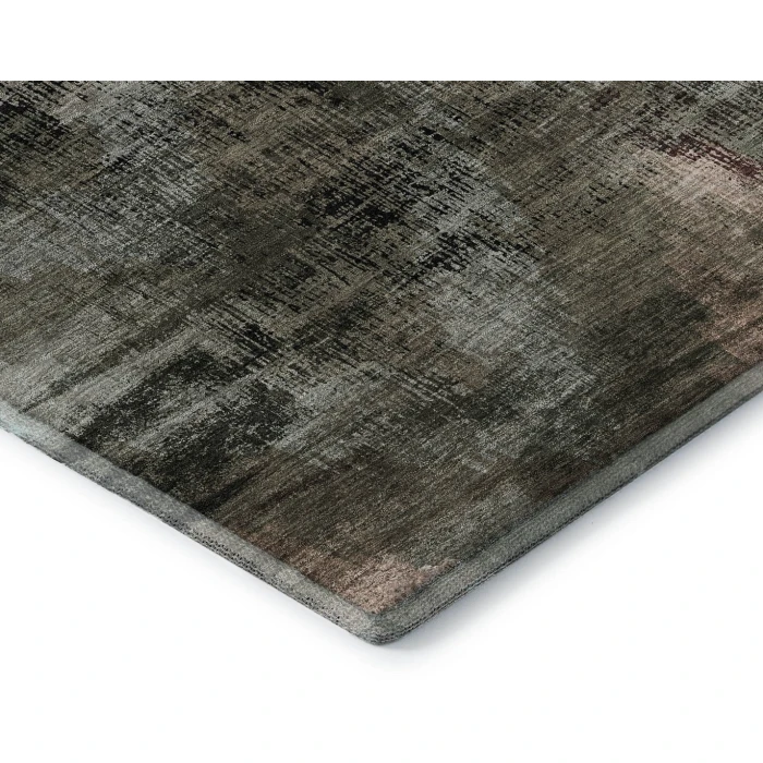 Addison Mayfield Brown AMF792 - 8ft. Round Rug