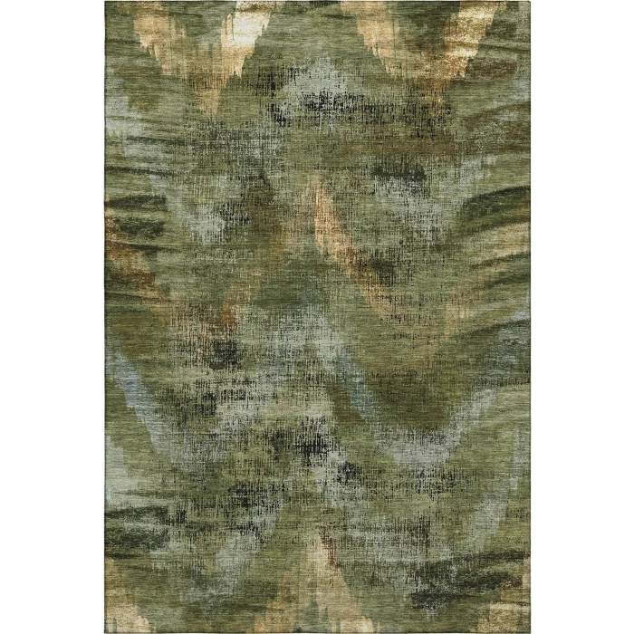 Addison Mayfield Green AMF792 - 8ft. Round Rug