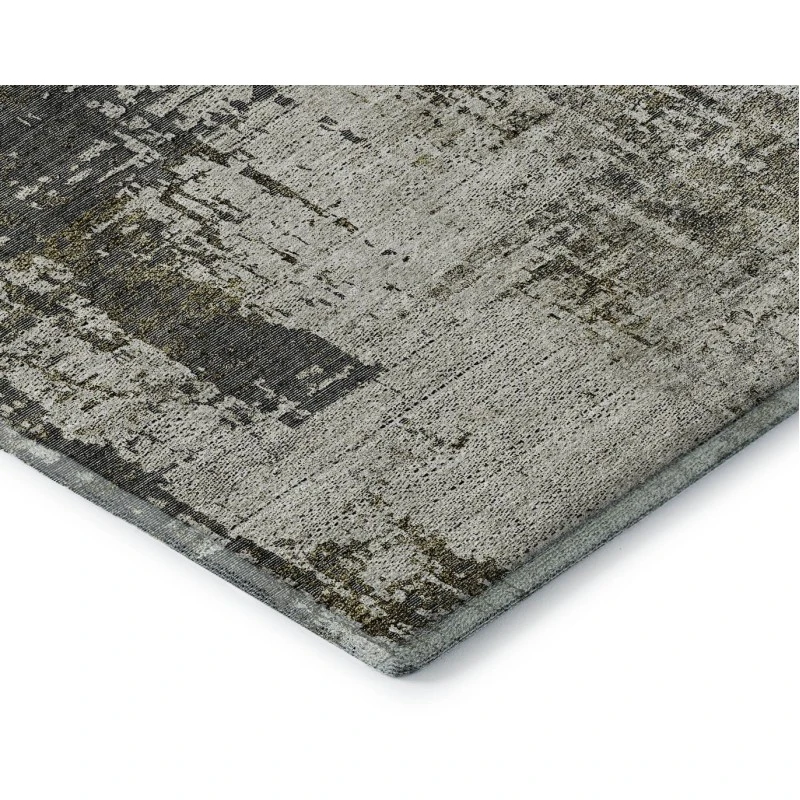 Addison Mayfield Brown AMF797 - 8ft. Round Rug