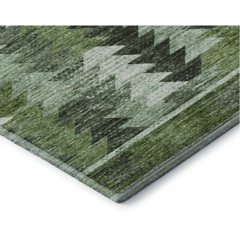 Addison Mayfield Green AMF798 2ft. 3in. x 7ft. 6in. Rect. Rug