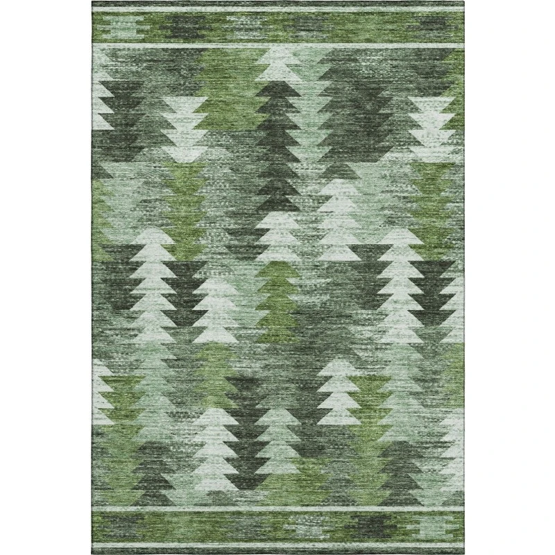 Addison Mayfield Green AMF798 2ft. 3in. x 7ft. 6in. Rect. Rug