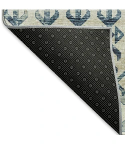 Addison Mayfield Blue AMF79 - 8ft. Round Rug